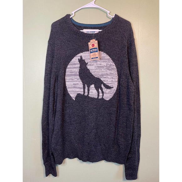 urban pipeline Sweaters - Urban Pipeline Womens Knit wolf sweater I022